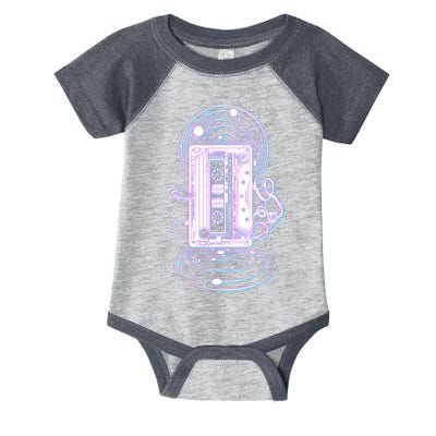 Galaxy Retro Space Cassette Tape Infant Baby Jersey Bodysuit