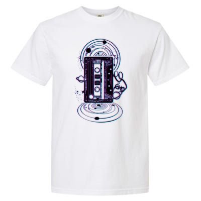 Galaxy Retro Space Cassette Tape Garment-Dyed Heavyweight T-Shirt