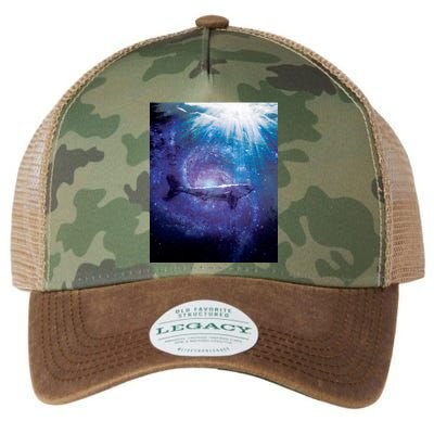 Galaxy Shark Underwater Legacy Tie Dye Trucker Hat