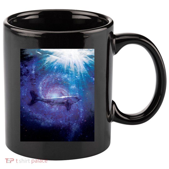 Galaxy Shark Underwater 11oz C Handle Ceramic Mug