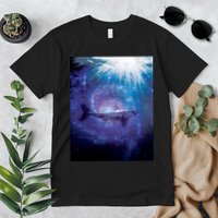Galaxy Shark Underwater Premium T-Shirt