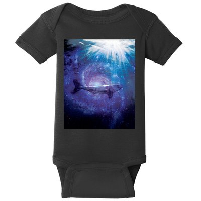 Galaxy Shark Underwater Baby Bodysuit