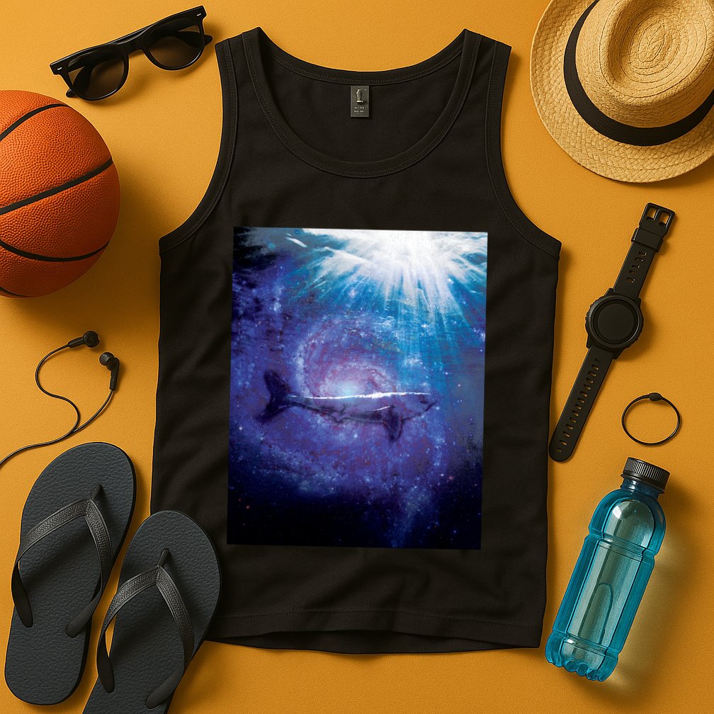 Galaxy Shark Underwater Tank Top