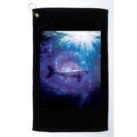 Galaxy Shark Underwater Golf Towel
