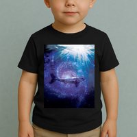 Galaxy Shark Underwater Toddler T-Shirt