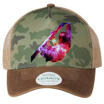 Galaxy Sloth Nebula Legacy Tie Dye Trucker Hat
