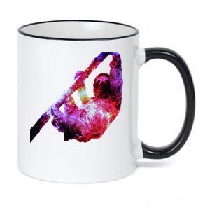 Galaxy Sloth Nebula 11oz Black Color Changing Mug