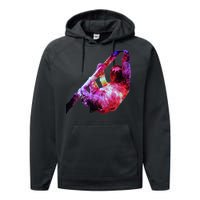 Galaxy Sloth Nebula Performance Fleece Hoodie