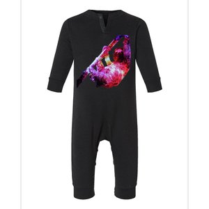 Galaxy Sloth Nebula Infant Fleece One Piece