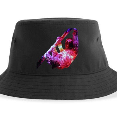 Galaxy Sloth Nebula Sustainable Bucket Hat