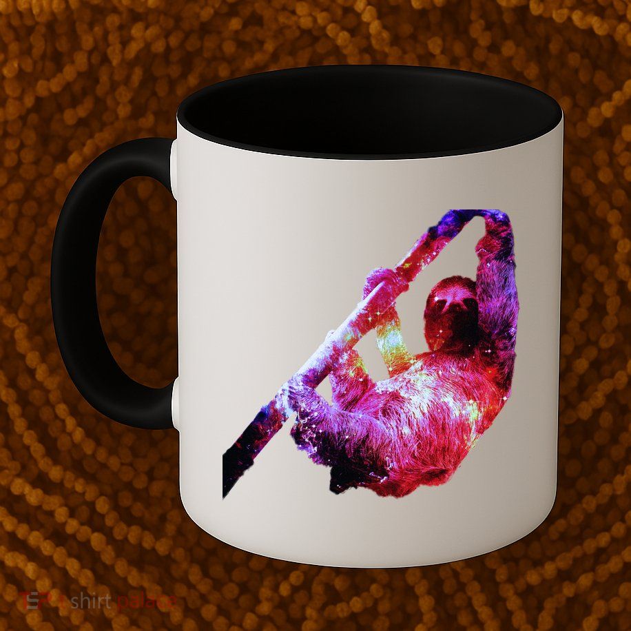 Galaxy Sloth Nebula Mug