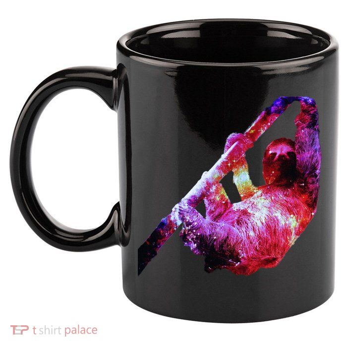 Galaxy Sloth Nebula 11oz C Handle Ceramic Mug