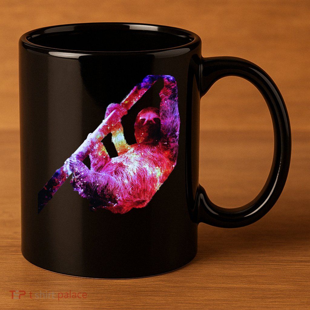 Galaxy Sloth Nebula 11oz C Handle Ceramic Mug