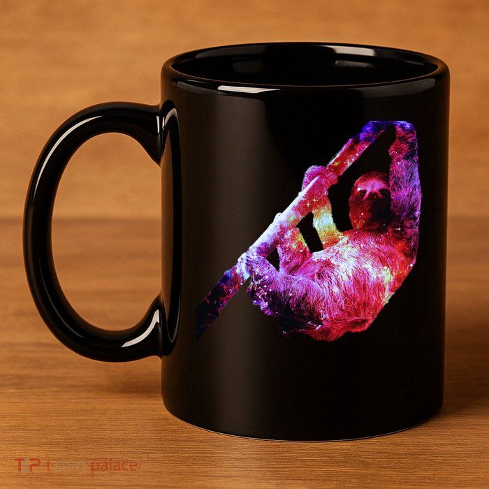 Galaxy Sloth Nebula 11oz C Handle Ceramic Mug