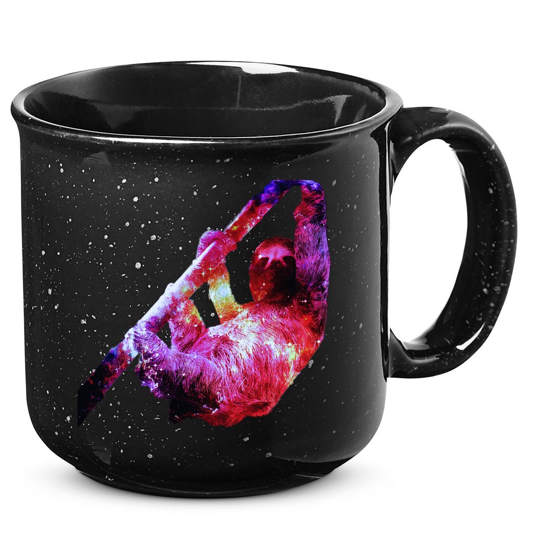 Galaxy Sloth Nebula 15oz Campfire Ceramic Mug