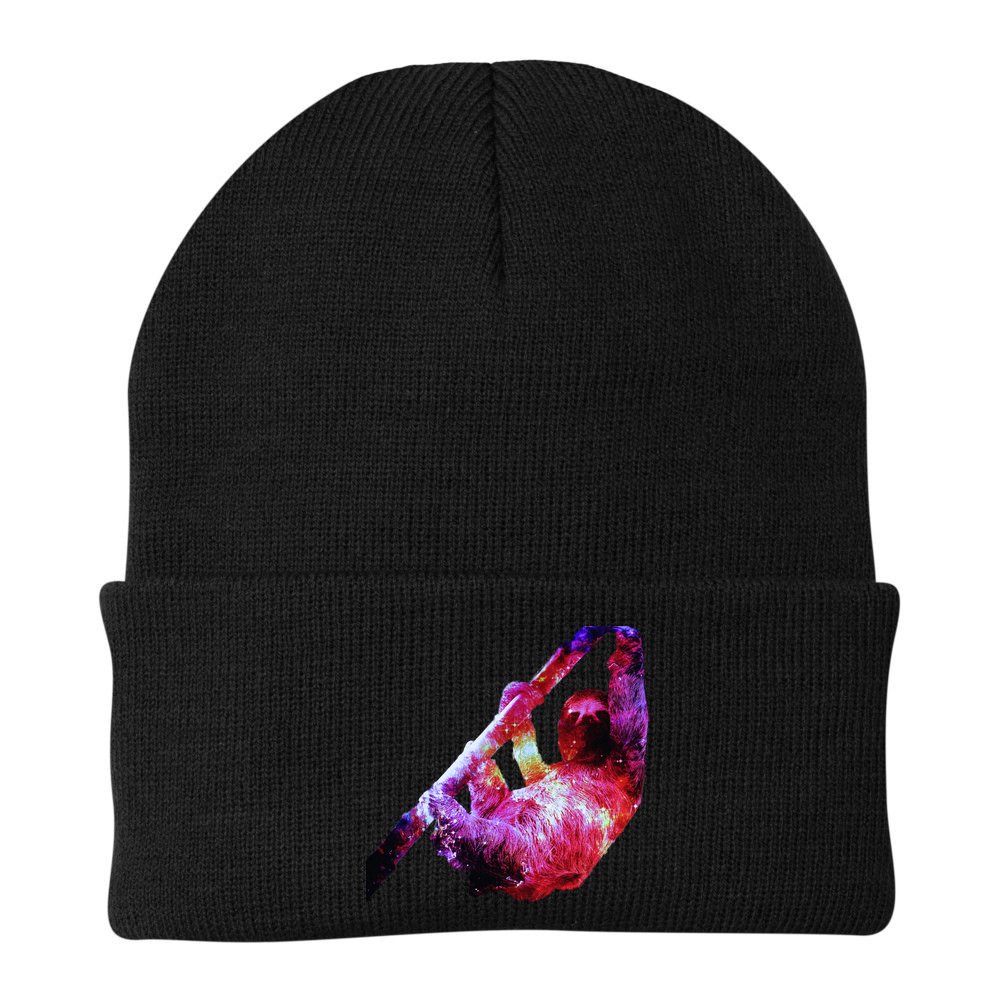 Galaxy Sloth Nebula Beanie