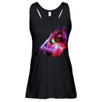 Galaxy Sloth Nebula Ladies Essential Flowy Tank