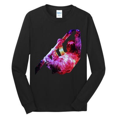Galaxy Sloth Nebula Tall Long Sleeve T-Shirt