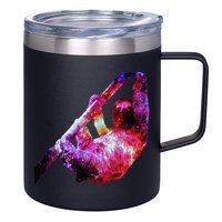 Galaxy Sloth Nebula 12oz Stainless Steel Coffee Mug