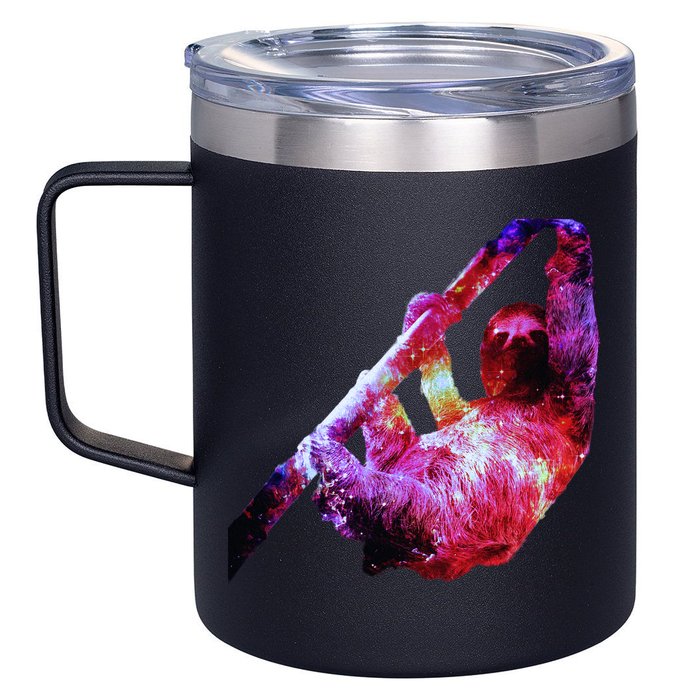 Galaxy Sloth Nebula 12oz Stainless Steel Coffee Mug