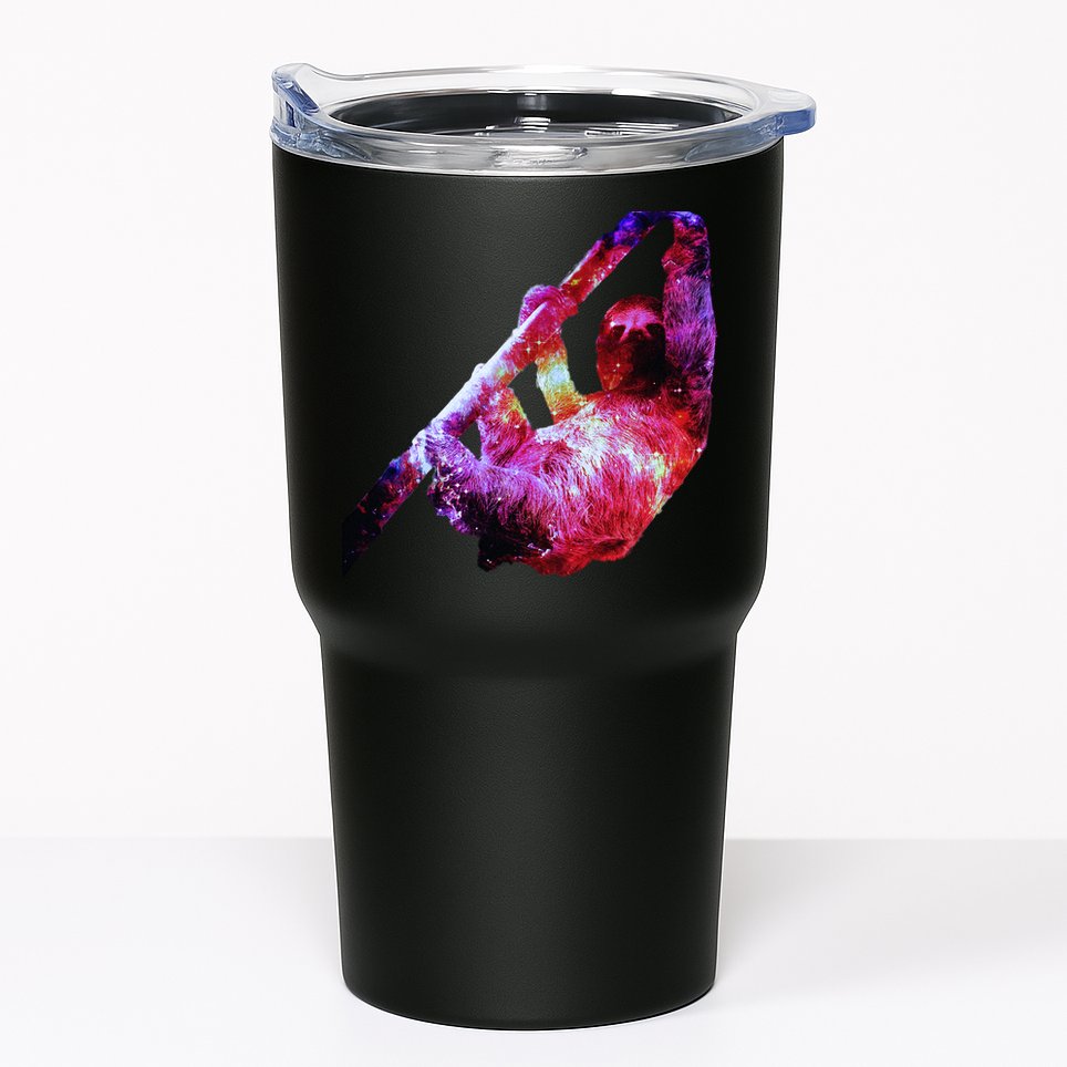 Galaxy Sloth Nebula Tumbler