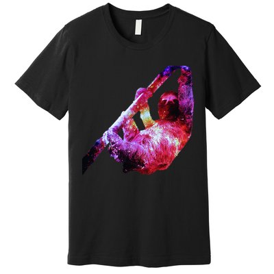 Galaxy Sloth Nebula Premium T-Shirt
