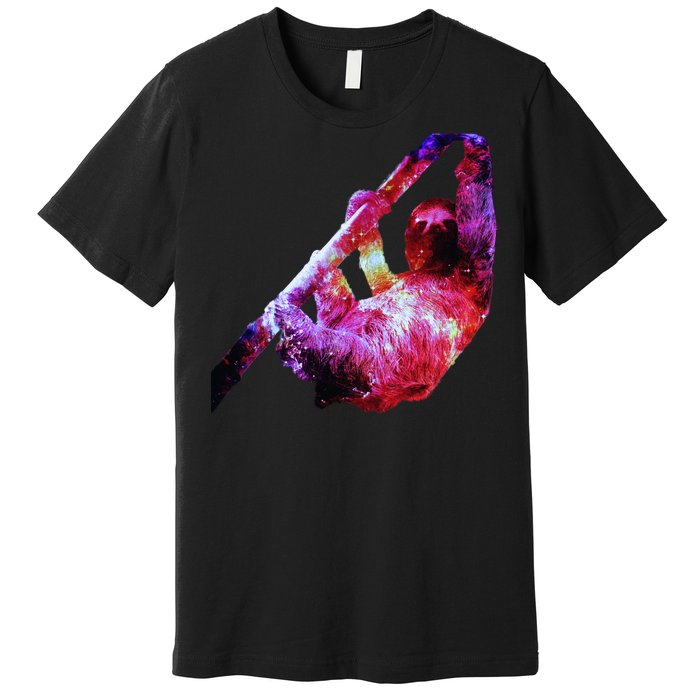 Galaxy Sloth Nebula Premium T-Shirt