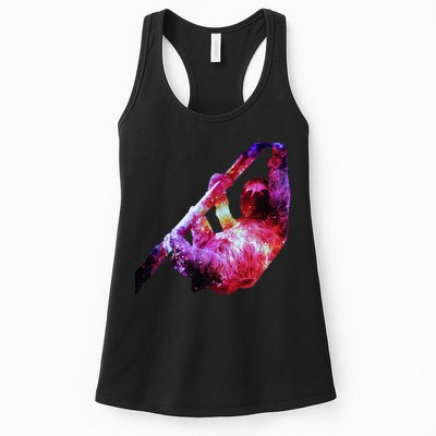 Galaxy Sloth Nebula Womens Tank Top