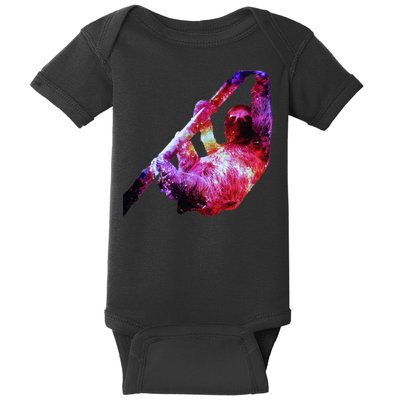 Galaxy Sloth Nebula Baby Bodysuit