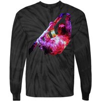 Galaxy Sloth Nebula Tie-Dye Long Sleeve Shirt