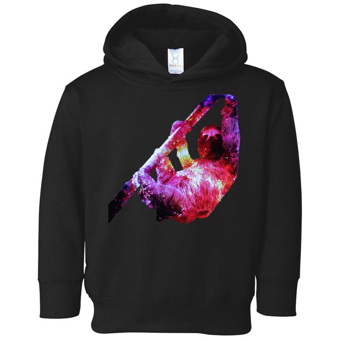 Galaxy Sloth Nebula Toddler Hoodie