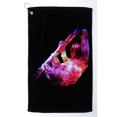 Galaxy Sloth Nebula Golf Towel