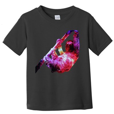 Galaxy Sloth Nebula Toddler T-Shirt
