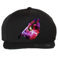 Galaxy Sloth Nebula Wool Snapback Cap