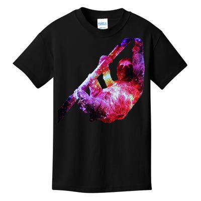 Galaxy Sloth Nebula Kids T-Shirt