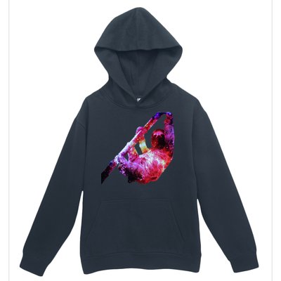 Galaxy Sloth Nebula Urban Pullover Hoodie