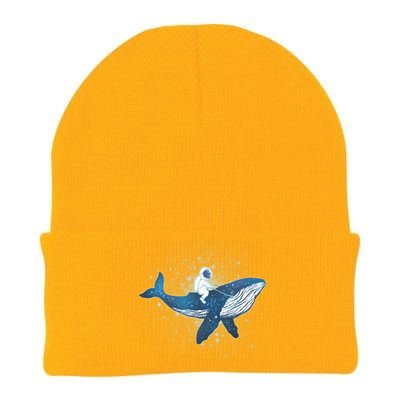 Galaxy Space Astronaut Whale Knit Cap Winter Beanie