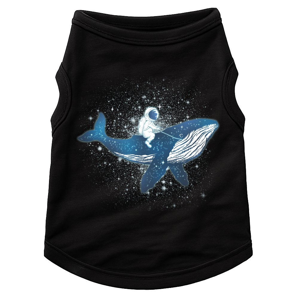 Galaxy Space Astronaut Whale Doggie Tank