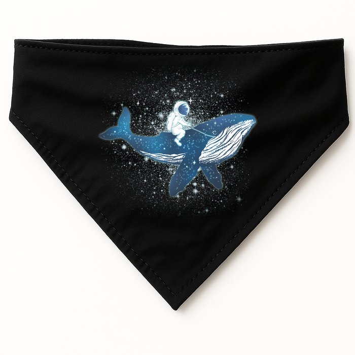 Galaxy Space Astronaut Whale USA-Made Doggie Bandana