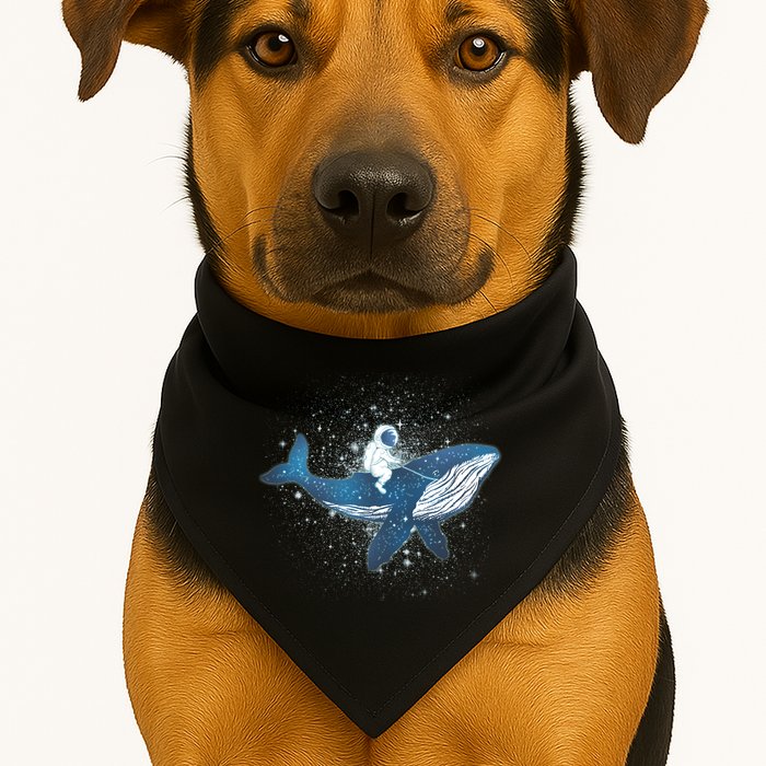 Galaxy Space Astronaut Whale USA-Made Doggie Bandana