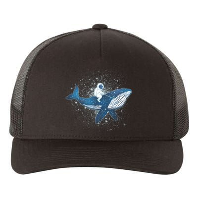 Galaxy Space Astronaut Whale Yupoong Adult 5-Panel Trucker Hat