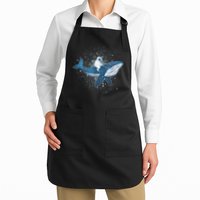 Galaxy Space Astronaut Whale Apron