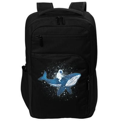 Galaxy Space Astronaut Whale Impact Tech Backpack