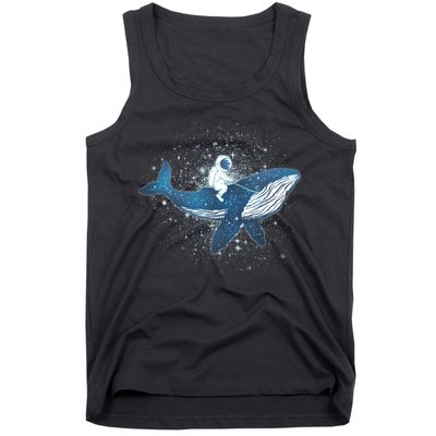 Galaxy Space Astronaut Whale Tank Top