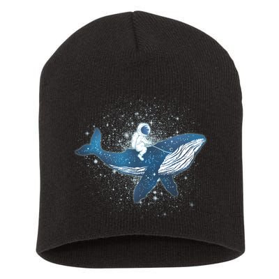 Galaxy Space Astronaut Whale Short Acrylic Beanie