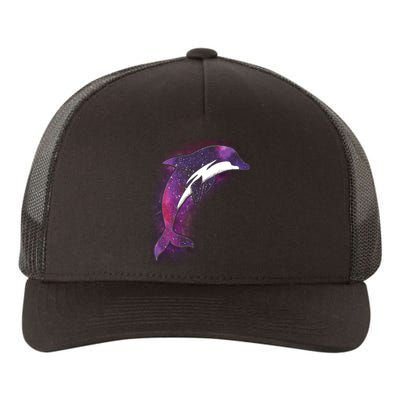 Galaxy Stars Dolphin Yupoong Adult 5-Panel Trucker Hat