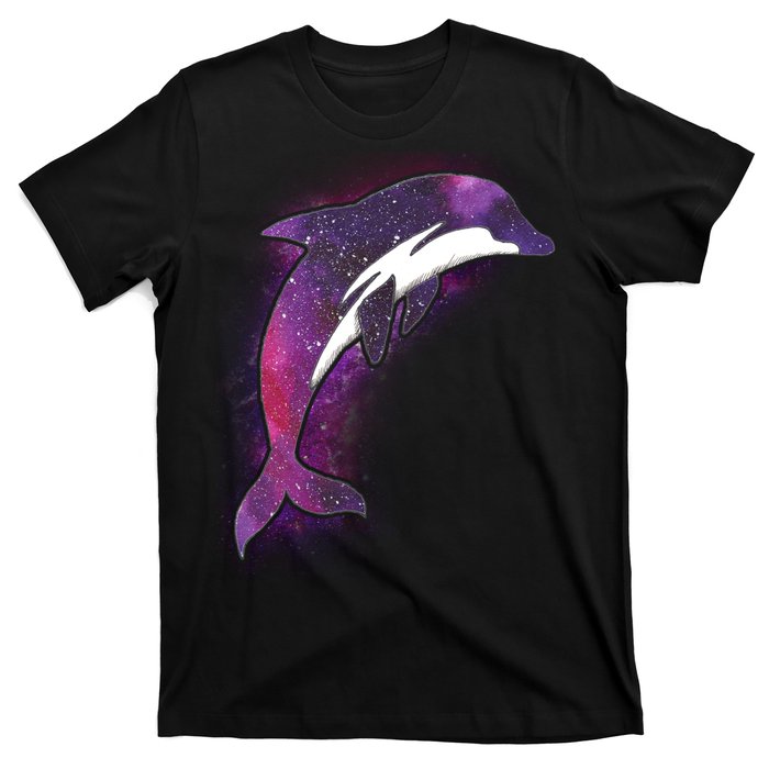 Galaxy Stars Dolphin T-Shirt