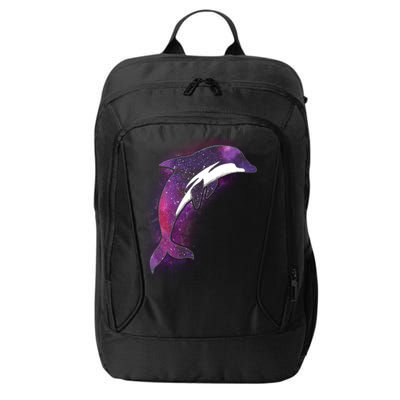 Galaxy Stars Dolphin City Backpack