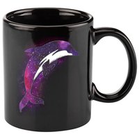 Galaxy Stars Dolphin 11oz C Handle Ceramic Mug