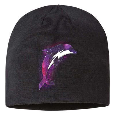 Galaxy Stars Dolphin Sustainable Beanie